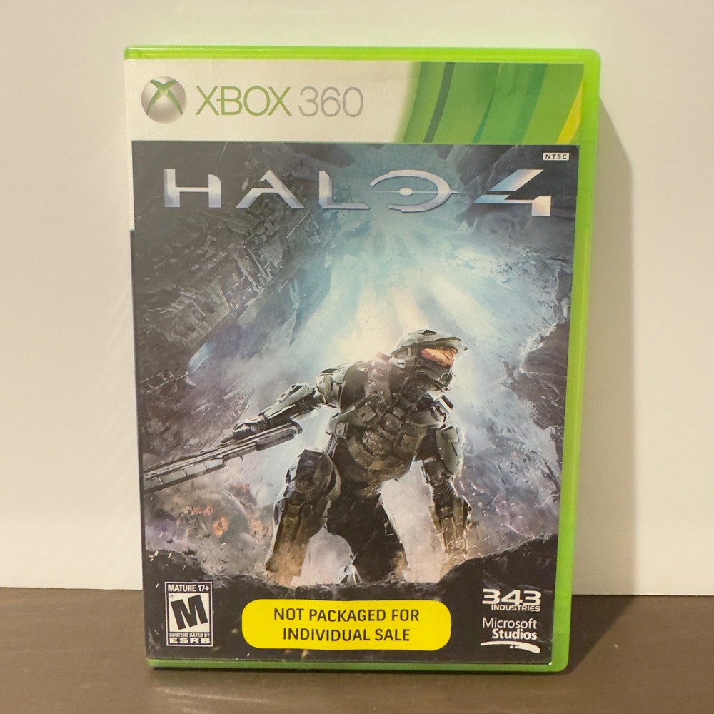 Halo 4 Xbox 360 Video Game 2-Disc Set 343 Industries Master Chief Reclaimer Saga